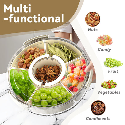 Contenedor giratorio para aperitivos