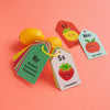 Mudpuppy A es para Aguacate — Tarjetas didácticas en forma de anillo, 26 unidades