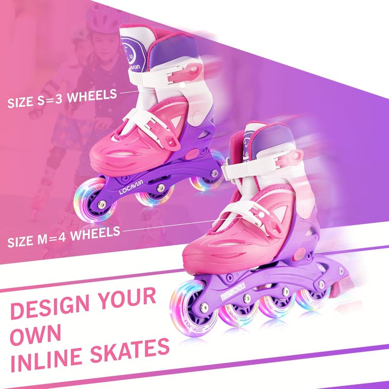 Patines en línea, talla 9-12
