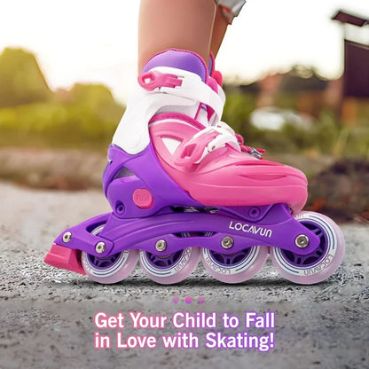 Patines en línea, talla 9-12