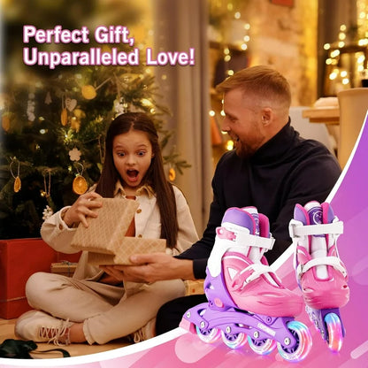 Patines en línea, talla 9-12