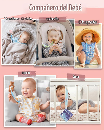 babygoal Clips para Chupete de Bebé Paquete de 8