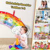 Panel De Pared Sensorial De Giassvio Rainbow Para Niños
