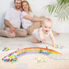 Panel De Pared Sensorial De Giassvio Rainbow Para Niños