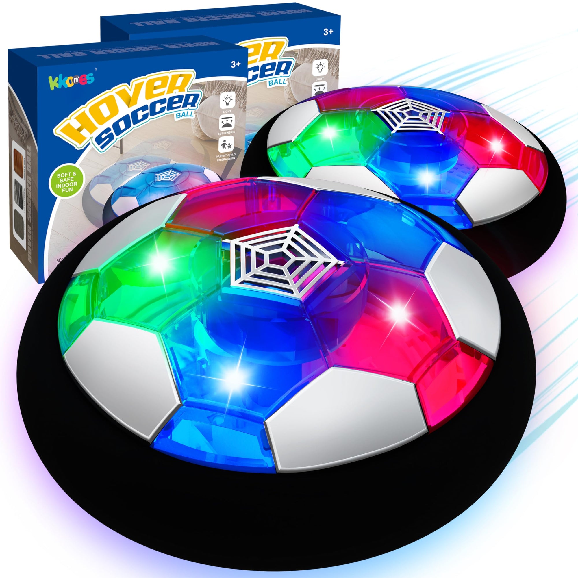 Balón de fútbol flotante KKONES Kids Toys (juego de 2)