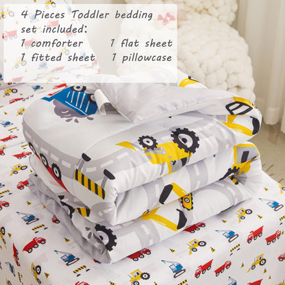 Juego de ropa de cama de 4 piezas para bebés