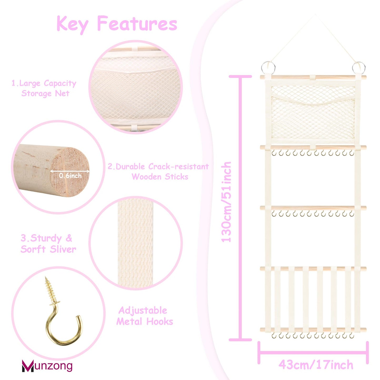 Bandas para la cabeza con soporte para diadema Munzong