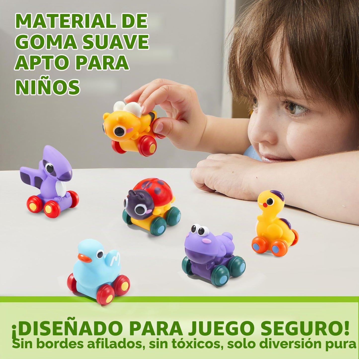 JOYIN Coches de dibujos animados de animales