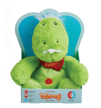Compresa de peluche cálida para niños - Dax el dinosaurio