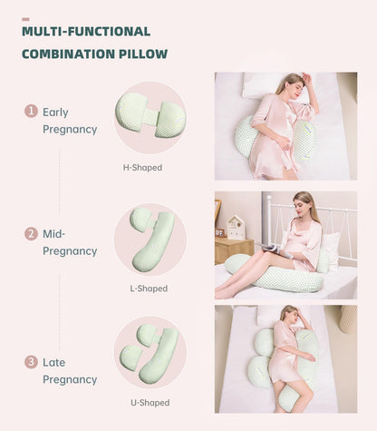 Oternal almohada corporal suave para embarazo