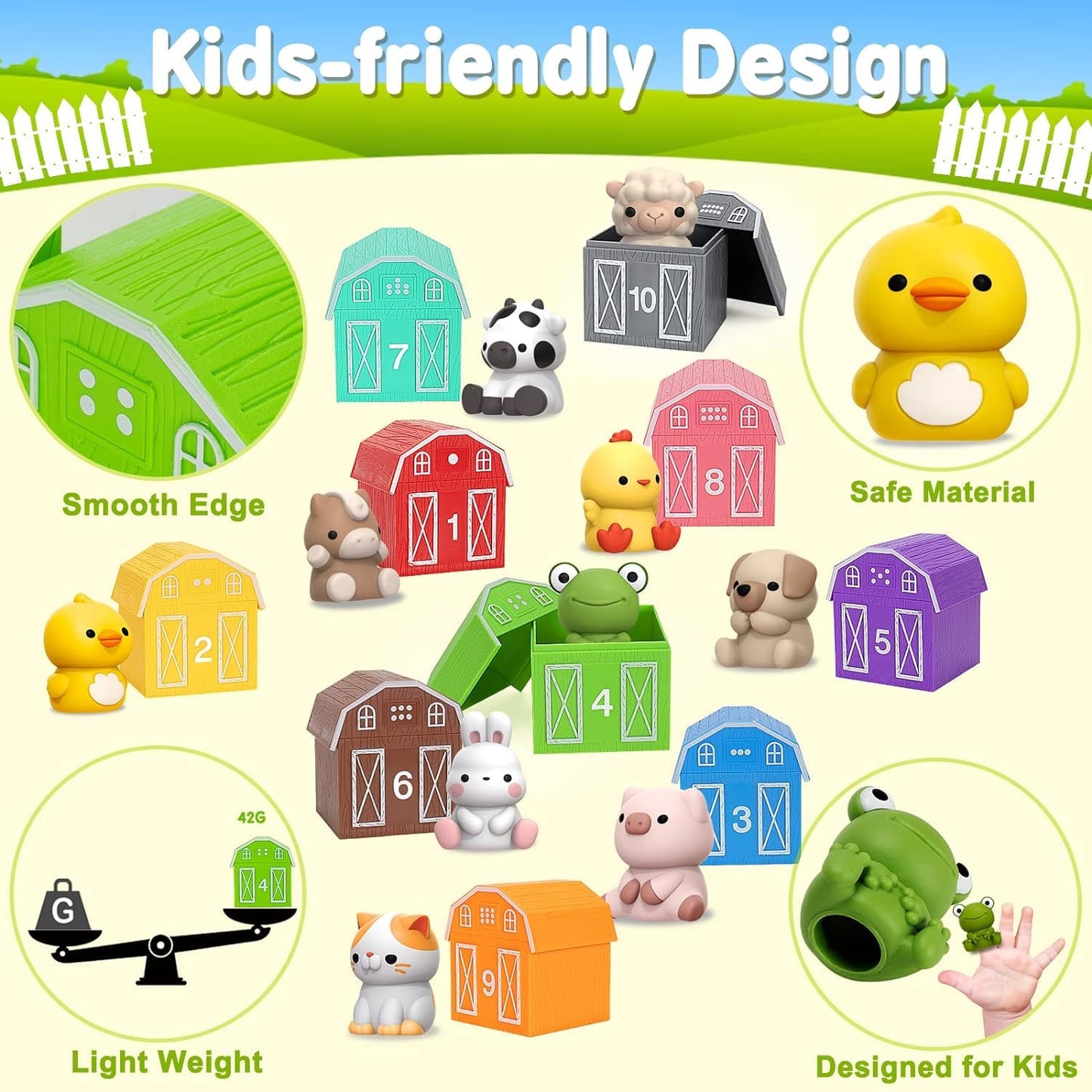 Juguetes de aprendizaje para niños, 20 juguetes de animales