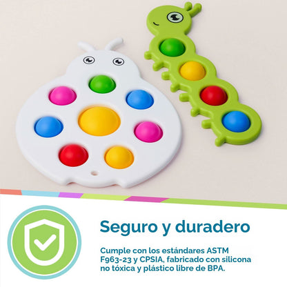 LiKee Juguetes sensoriales antiestrés para bebés de más de 10 meses