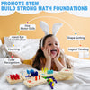 Tablero de clavijas de madera para contar números, contadores de matemáticas Montessori para niños