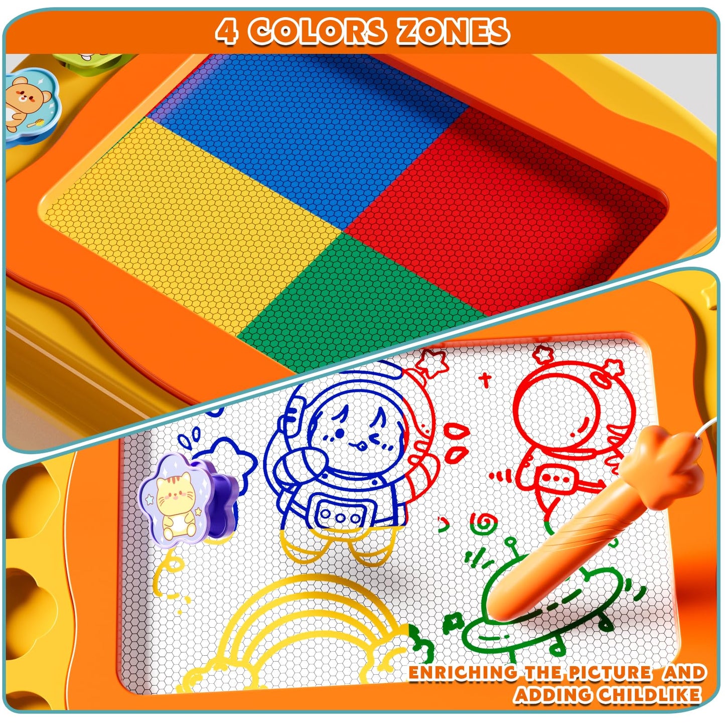 Tablero de garabatos Montessori