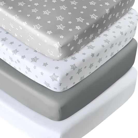 Sábanas Moonsea de cuna (paquete de 4)