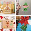 Calcomanías de Navidad para niños, incluye 6 hojas