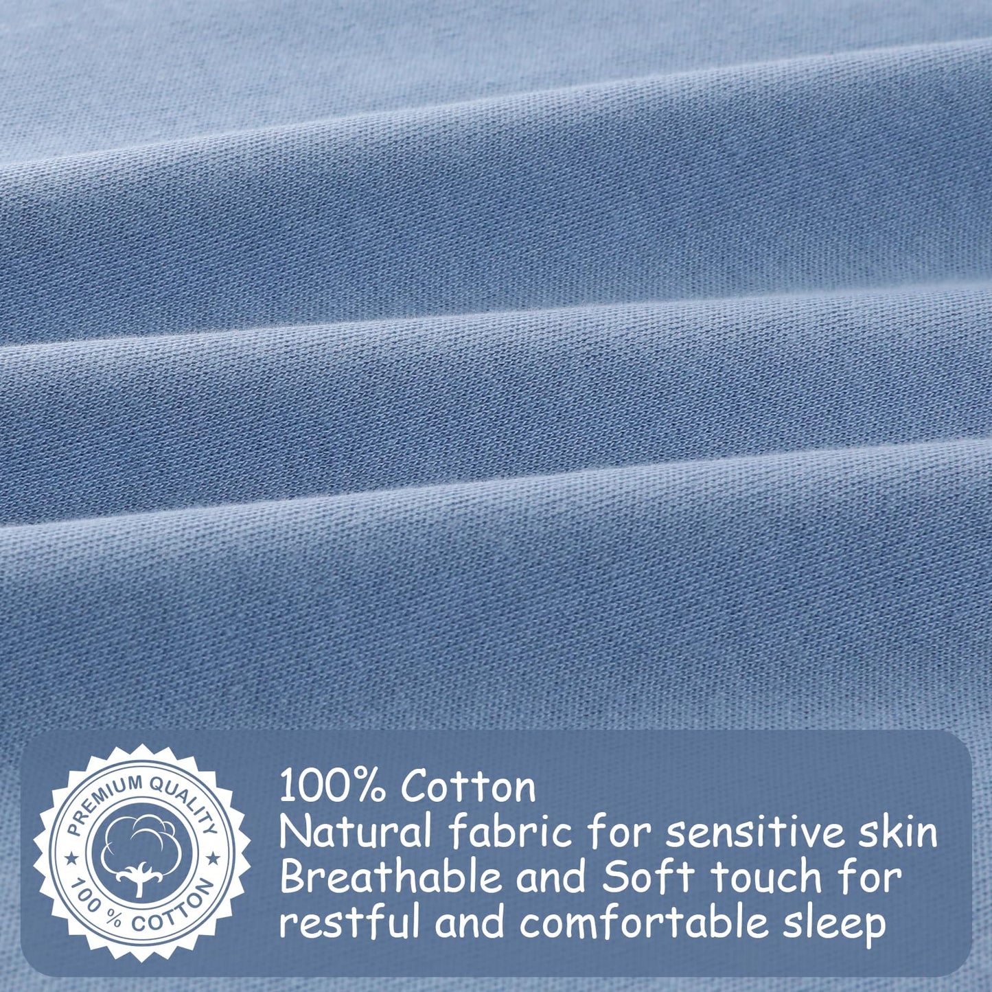 Looxii Saco de dormir para bebé de 0.5 TOG, 100% algodón, 6-12 meses