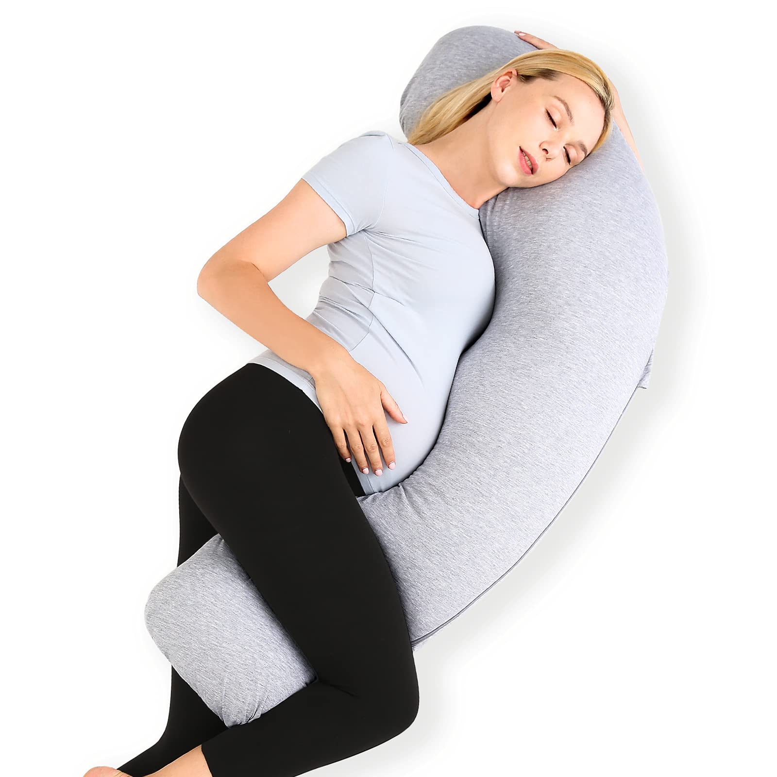 Momcozy Almohadas de embarazo para dormir de lado