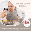 Mummentos juego de alimentación de silicona prémium para bebés