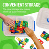 Brickyard Building Blocks STEM Toys - Juguetes educativos de construcción para niños de 4 a 8 años con 163 piezas
