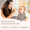 Mummentos juego de alimentación de silicona prémium para bebés