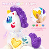 Hahaland juguete musical de unicornio con luz musical