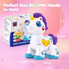 Hahaland juguete musical de unicornio con luz musical