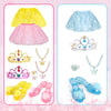 Meland Princess Dress Up Ropa para niños pequeños con faldas y zapatos