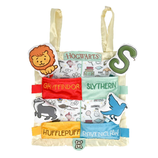 KIDS PREFERRED Harry Potter Hogwarts House Peek a Boo On The Go - Manta de seguridad para recién nacidos