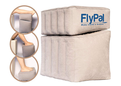 Flypal Almohada Inflable de Reposapiés, Cama de Avión para Niños