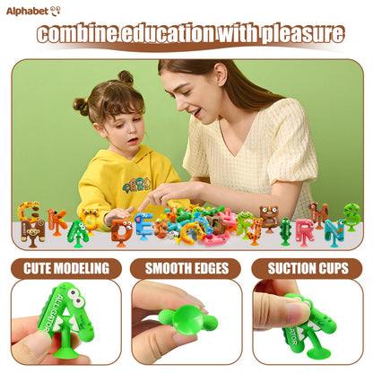 26 juguetes de baño del alfabeto para niños pequeños