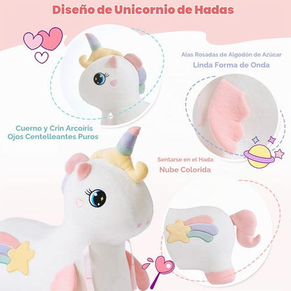 FUNLIO Caballo hinchable de unicornio