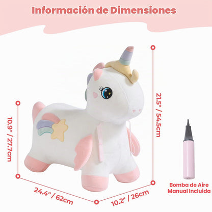 FUNLIO Caballo hinchable de unicornio