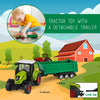 Weilim conteo Montessori, a juego, clasificación, juegos de motricidad fina, animales de granja, marionetas de dedo