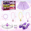 Princess Dress Up Toys & Jewelry Boutique - Conjunto de disfraces que incluye faldas y zapatos