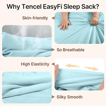 Saco de dormir súper suave de rayón hecho de bambú para bebés de 18 a 24 meses, 0.5 Tog
