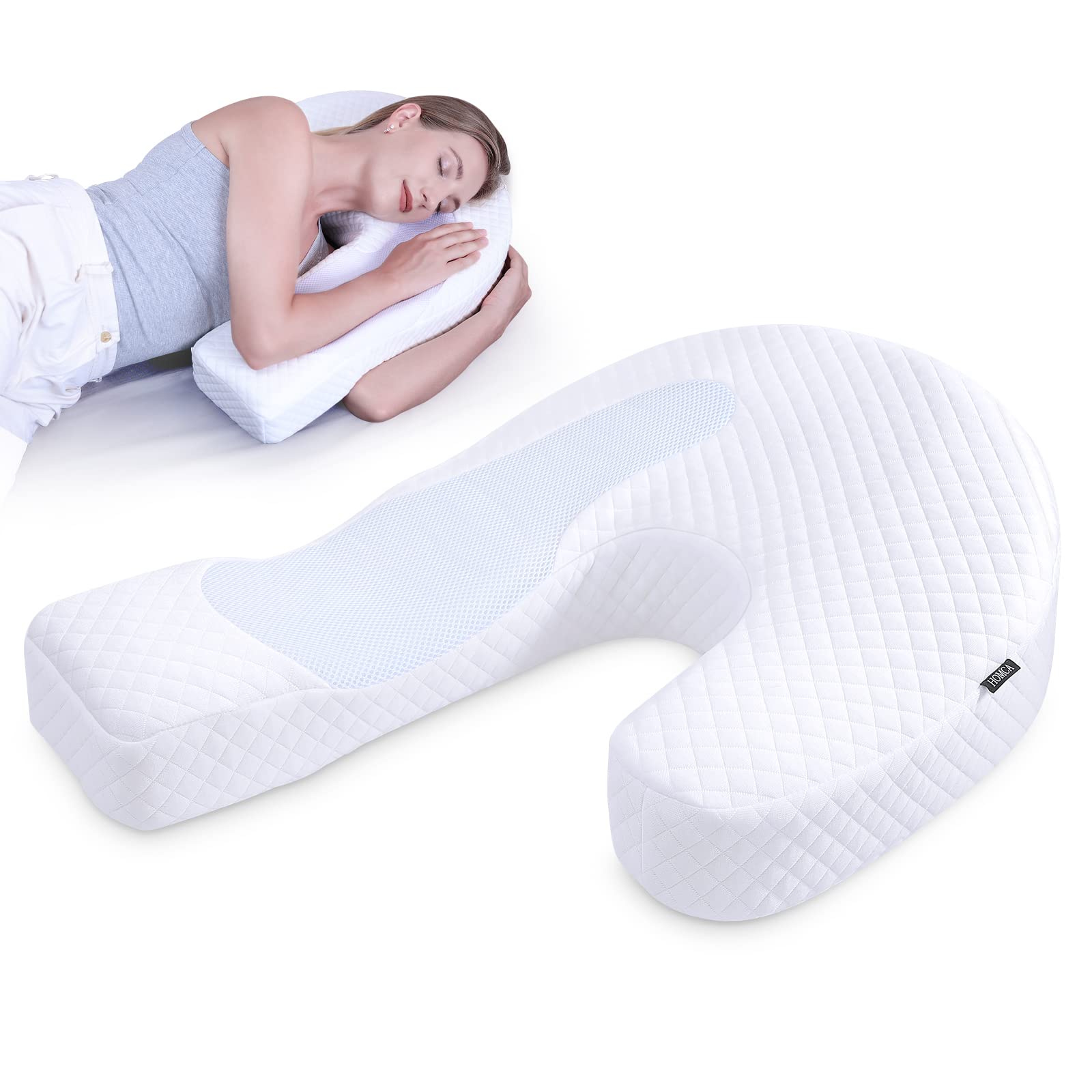 HOMCA Almohada para dormir de lado