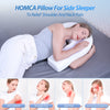 HOMCA Almohada para dormir de lado