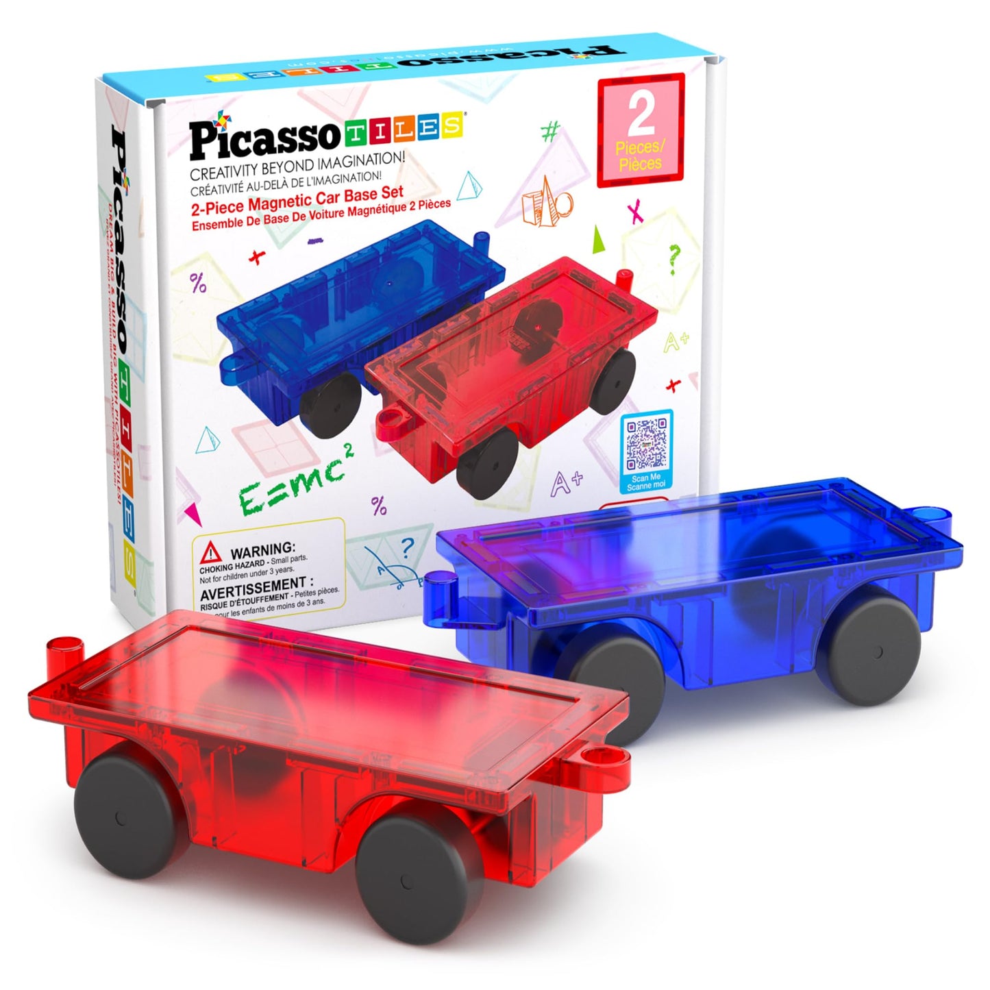 Juego de Camiones de 2 Piezas con Cama Extra Grande y Cierre Reforzado de PicassoTiles