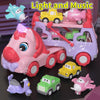 Coches de juguete con luz y música