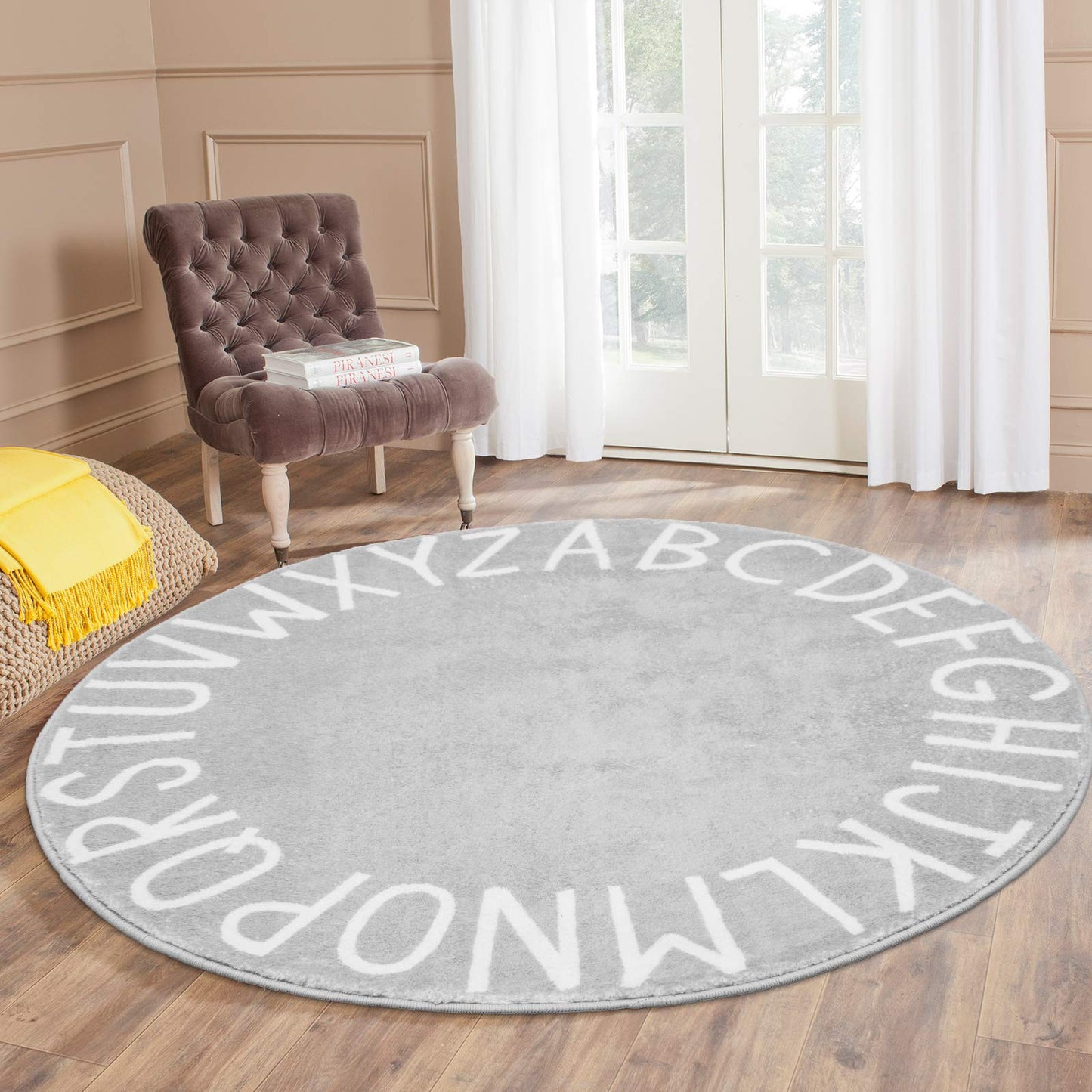 Alfombra Redonda para Sala de Juegos