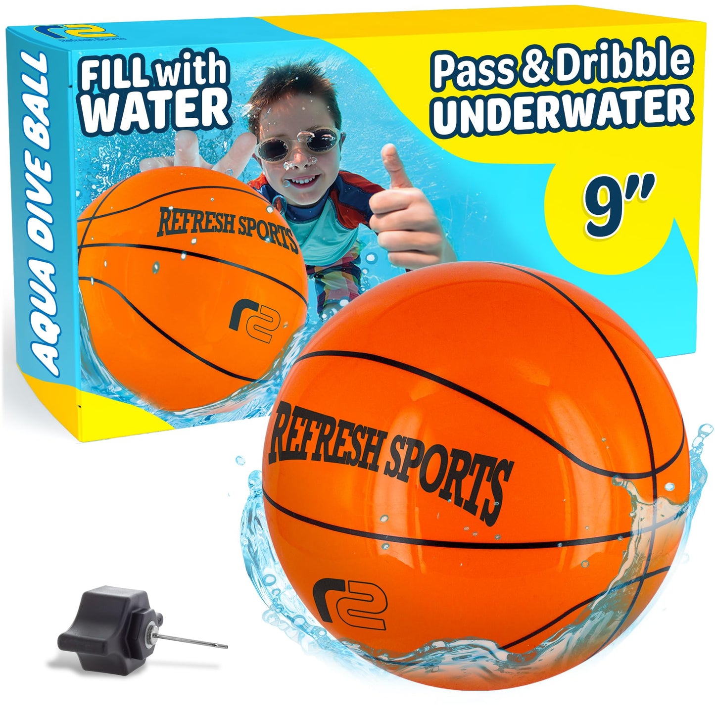 Pelota de Baloncesto Acuática de Buceo para Piscina