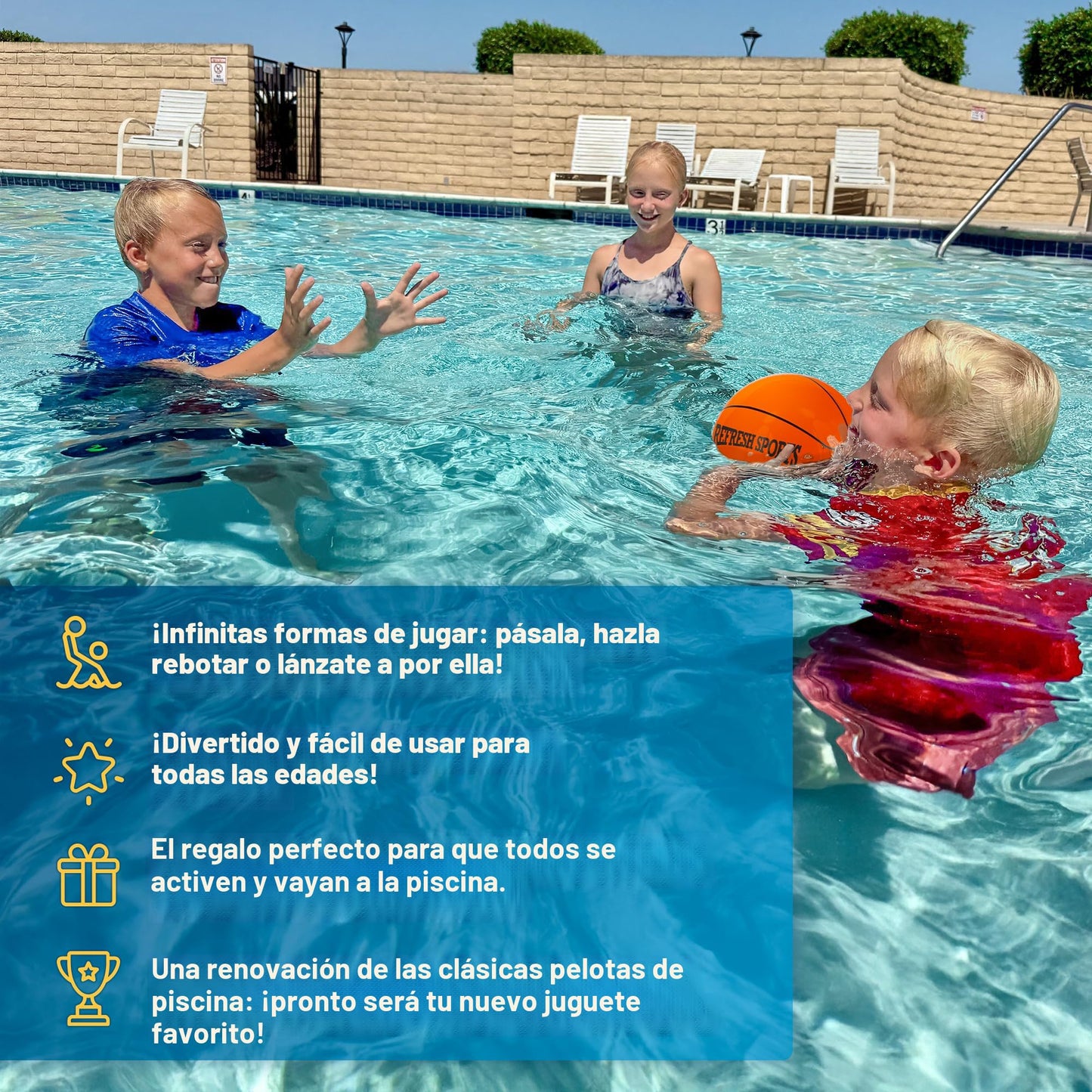 Pelota de Baloncesto Acuática de Buceo para Piscina