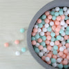 GOGOSO 50 bolas rosa y verde para niños pequeños