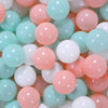 GOGOSO 50 bolas rosa y verde para niños pequeños