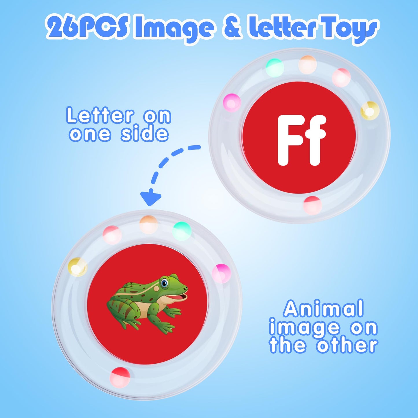 Juguete de baño flotante para niños pequeños, 26 piezas con alfabeto