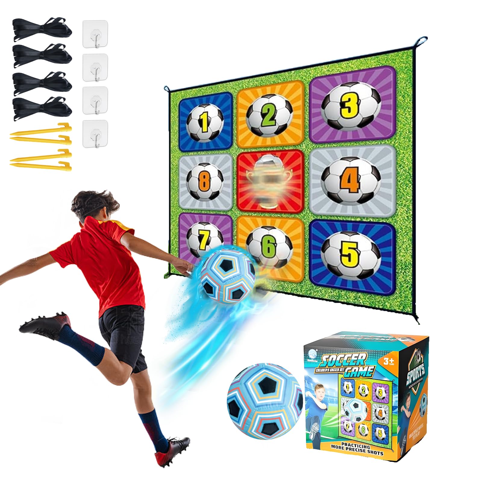 Juego de pelota de fútbol para niños