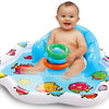 Bundaloo Alfombrilla inflable para piscina infantil con respaldo y anillos apilables