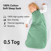 Saco de dormir para bebé BubblePanda, 12-18 meses, 100 % algodón, 0,5 tog