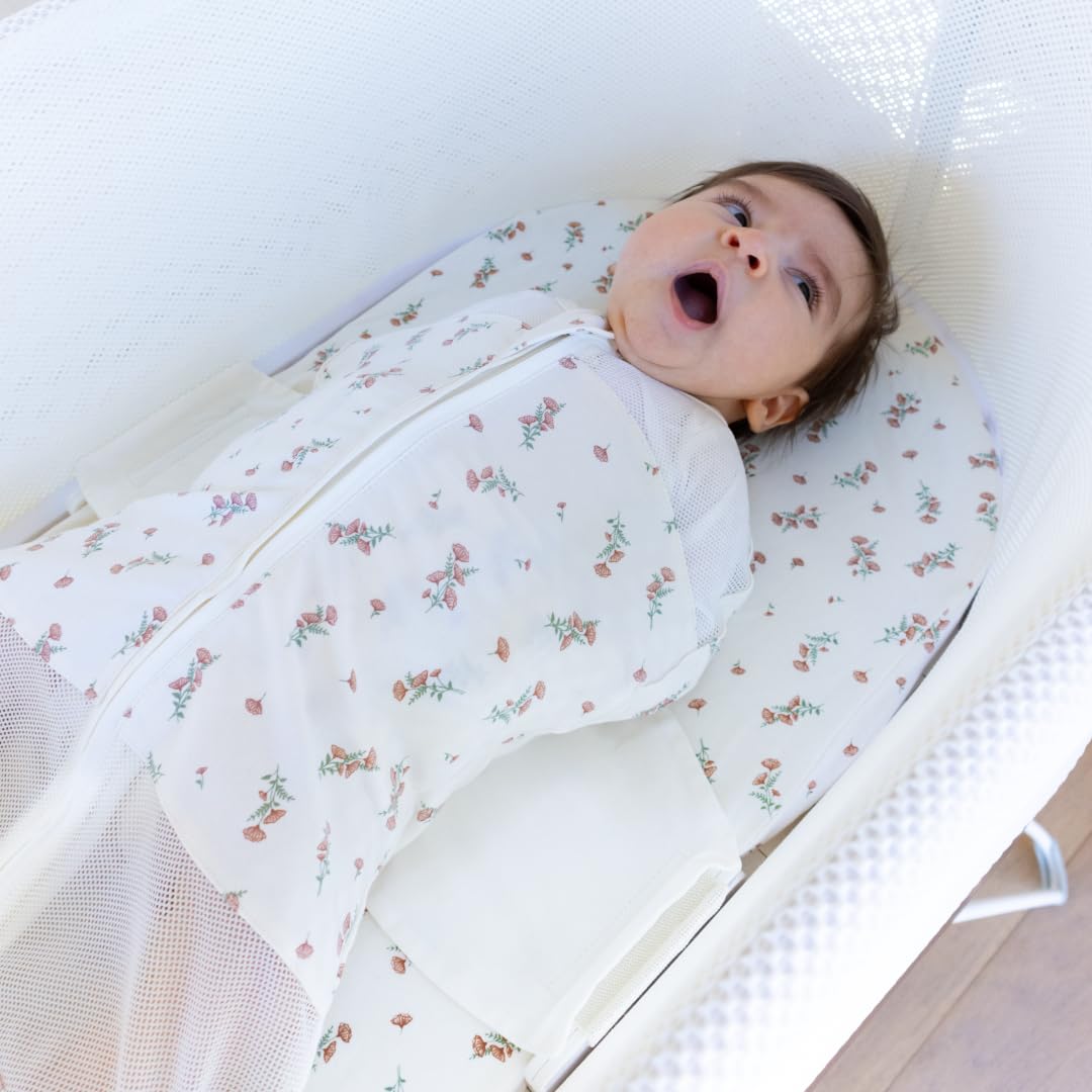 Happiest Baby - Bolsa de dormir SNOO para bebé, 100% algodón orgánico, 4-6 meses